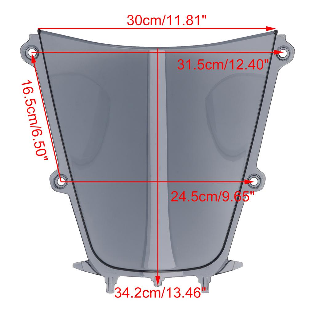Windshield WindScreen Fairing fit for YAMAHA YZF R9 2025 Gray