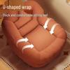 Cozy Tatami Sofa Recliner: Small, versatile leisure chair for bedroom or living room, perfect for lounging or sleeping.