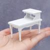 1PC Vintage Miniature Furniture 1:12 Dollhouse Wood Table Multifunction Cabinet Bookcase Model Toy Cupboard Dolls Accessories