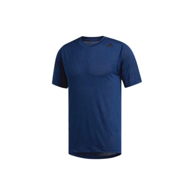 Adidas T Shirts Men's Blue Crew Neck Moderate Straight Fit EB8047