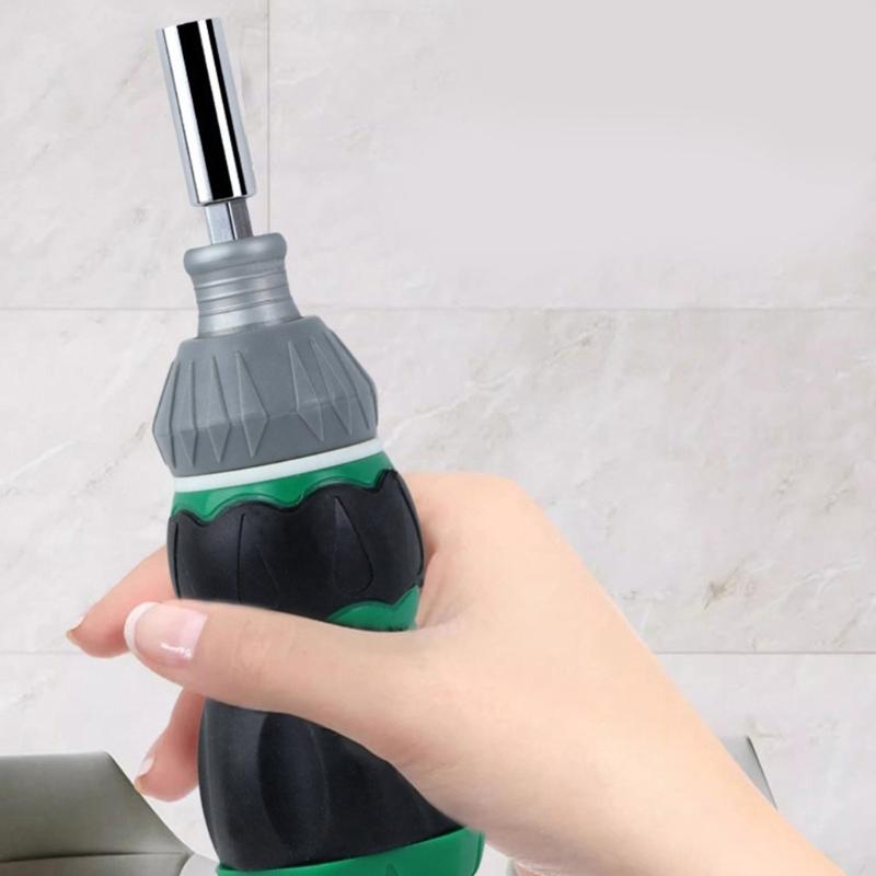 Multiuse Screwdriver Set With Steel Bits And Magnetic Tip For Efficient Use for Mechanical Automotive Maintenance