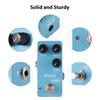 ZORY Guitar Boost Effects Pedal BASS/TREBLE/GAIN 2-Band EQ Control DC 9V 6.35mm Input/Output