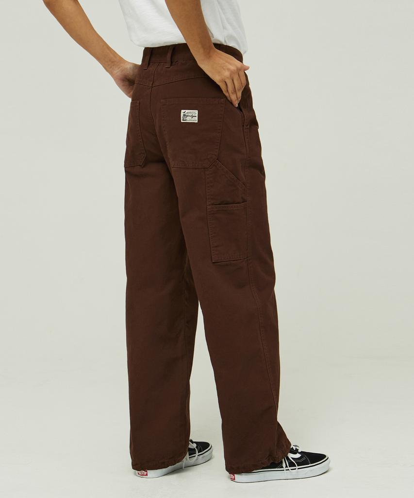 MAGOODGAN Farburn 4404 Cotton Carpenter Brown Pants