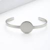 Multicolor Laser-Engraved Stainless Steel Bracelet - Personalized Holiday Gift