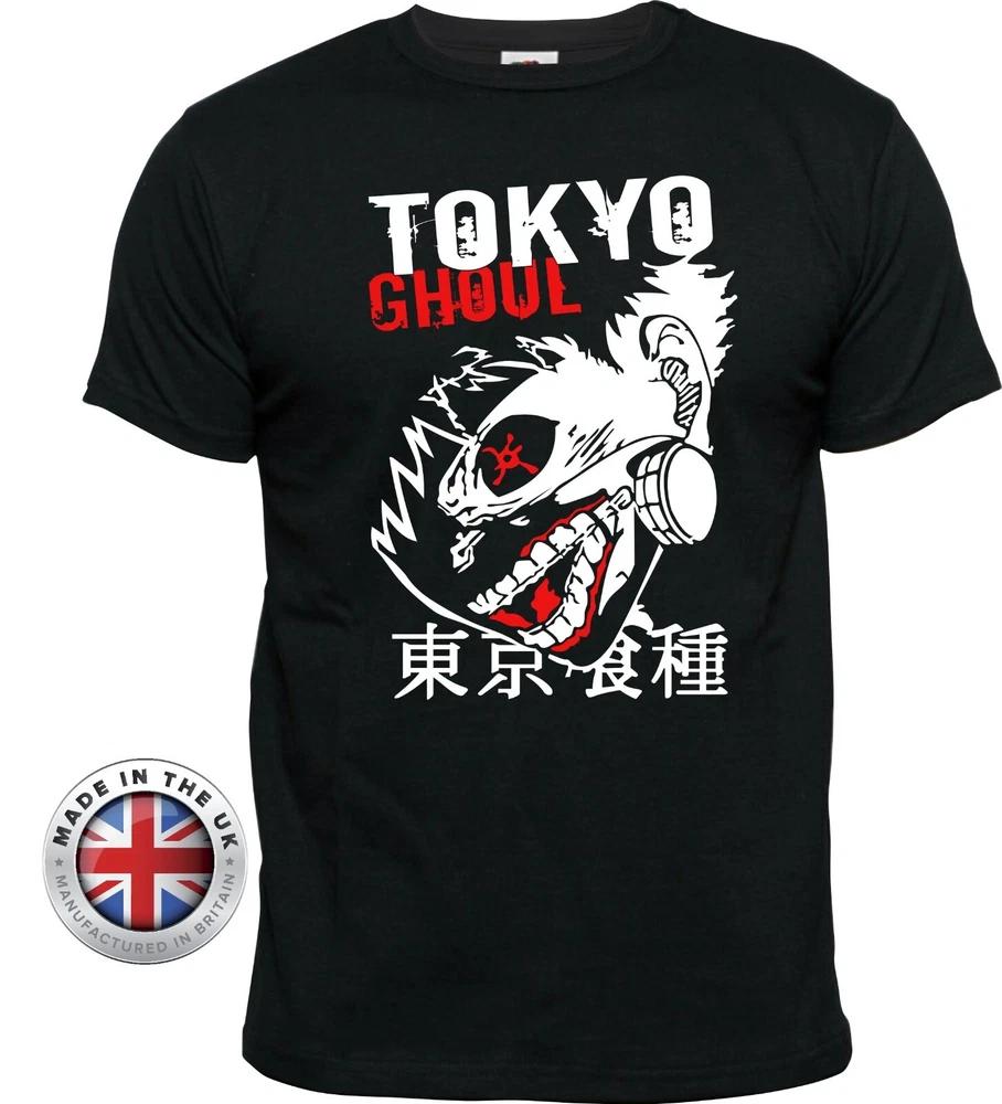 Tokyo Ghoul Inspired Kaneki Ken Anime Unisexga Black T Shirt S