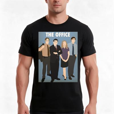 The Office Tshirt Summer Casual Cotton Tee Oversized Streetwear Tops Vintage Graphic Print Loose Fit Short Sleeve