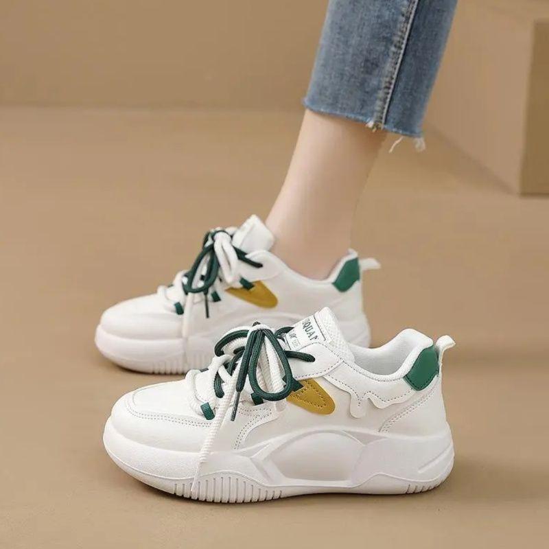 Popular Dad Shoes Women 2025 Spring and Autumn New Little White Shoes Versatile Women's Shoes Soft Sole Non-slip Waterproof Summer Sports Shoes