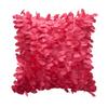 Pillow Cover 42x42cm Soft Decorative 3D Leaf Cushion Case Unique Touching For Sofa Couch Bed In Living Room