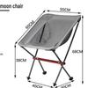 Jun Kai Wei Portable Aluminum Alloy Folding Moon Chair