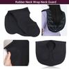 Long Silicone Hair Shawl for Hair Cutting Dyeing Hairdressing Cape Hair Salon Waterproof Neck Wrap Neck Protector Hair