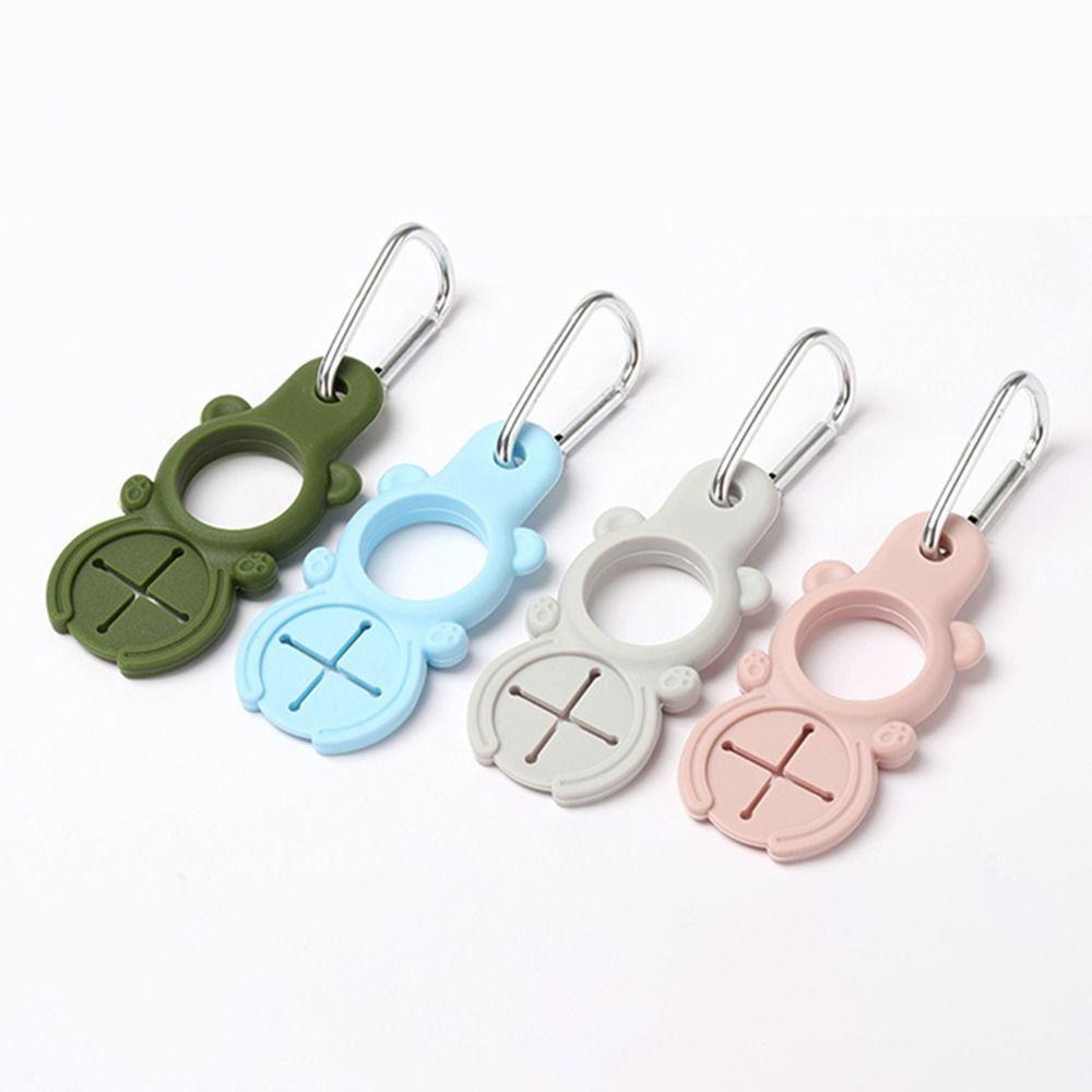 Portable Aluminum Silicone Water Bottle Buckle Easy To Use Cycling Tool Backpack Hanger Hooks Towel Hook Clip