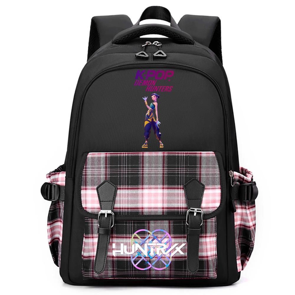 Anime Cute Cartoon K-Pop Printed Large Capacity Backpack for Teenger Student Girl Boy Schoolbag Bookbag Women Waterproof Travel Bag Mochila Kid Gift