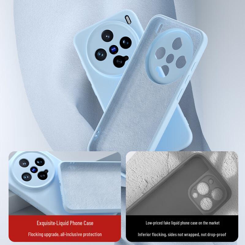 Vivo X200 Serie Flüssigsilikon Handyhülle