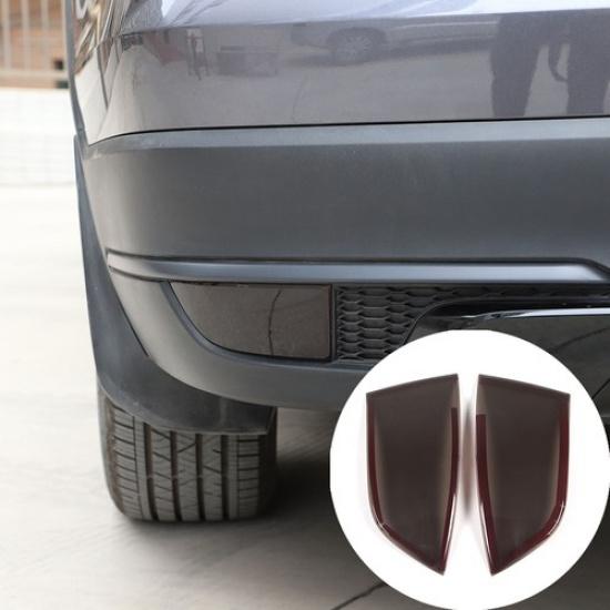 Smoked Black Rear Fog Light Lamp Trim Bezel Cover For Honda Pilot -22