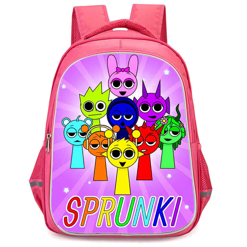 Rhythm Box Sprunki Hra Anime Batoh Studentský Školní Taška Počítačová Taška