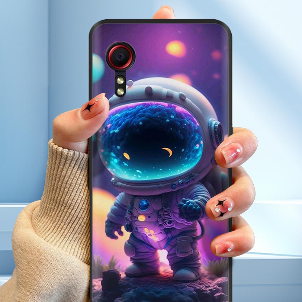 Per Samsung Galaxy Xcover 7 Custodia Morbida Liscia Silicone Liquido Cartoon Guscio Telefono Per Samsung XCover7 Cover Posteriori Protettive in TPU