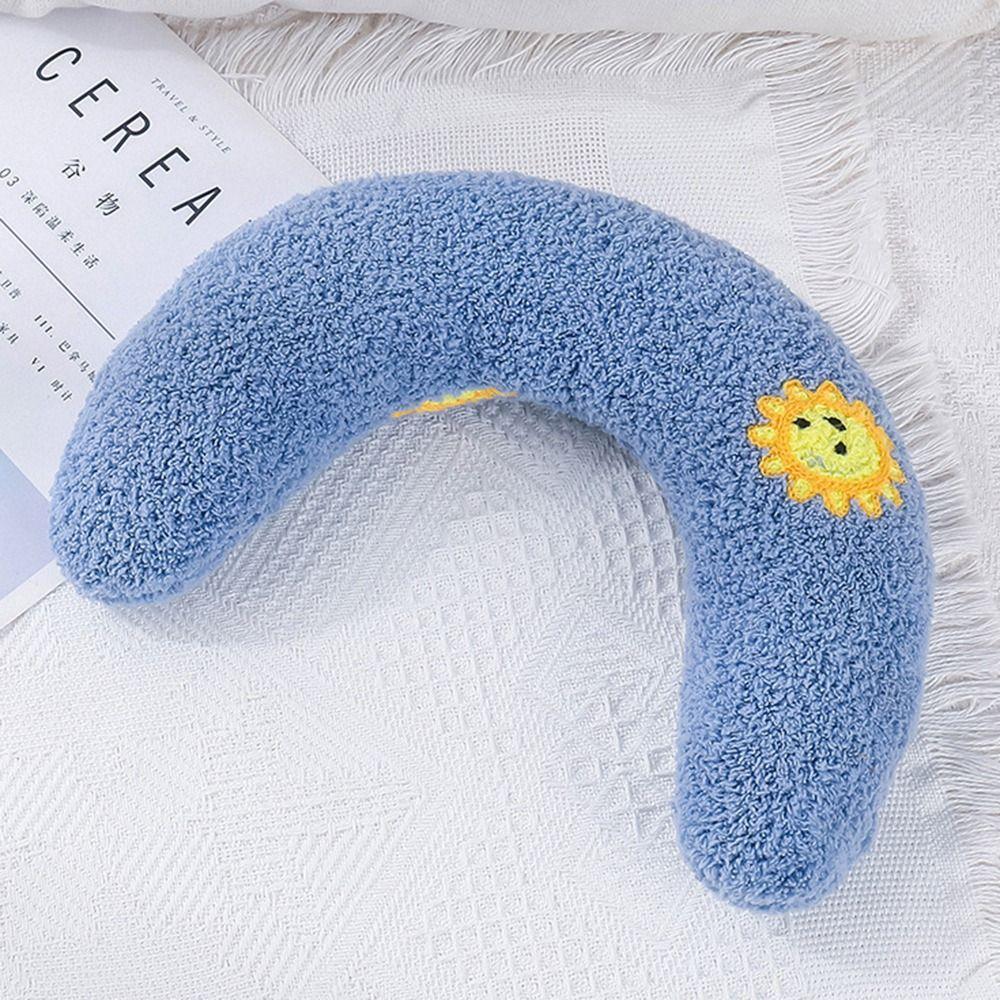 

Плюшевая подушка для сна для собаки U-образной формы, подушка для шеи питомца, милый подголовник для котенка, товары для питомцев