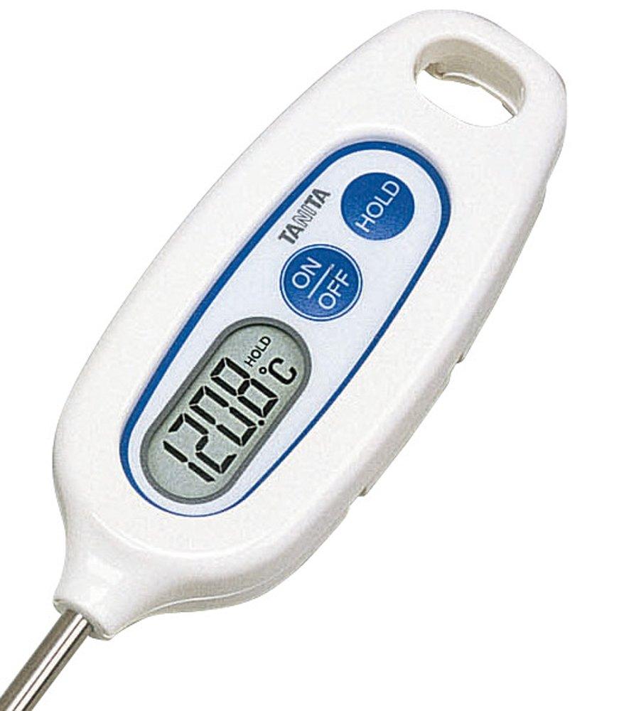 Tanita WH Stick Cooking IPX7 To Memorizes Temperature Measurements TT-508N Thermometer, Thermometer, Waterproof, -50 250°C, White,