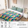 Geometric Pattern Duvet Cover 3-Piece Bedding Set