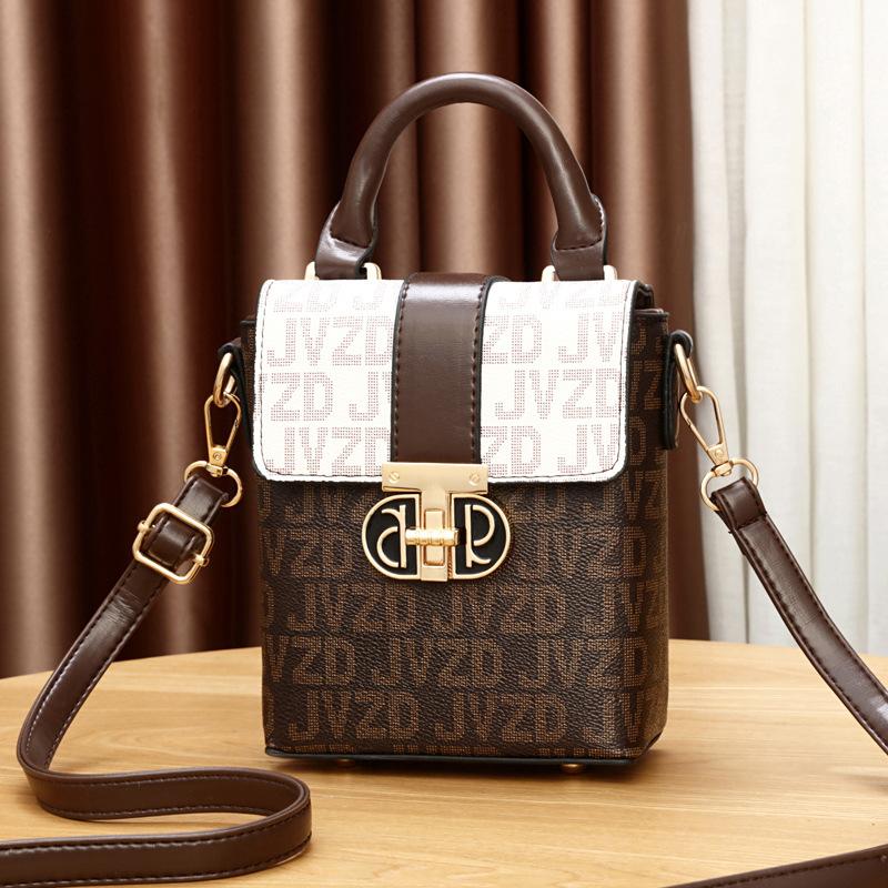 

Сумка женская высококлассная на плечо, сумка-мессенджер 2025 новая мода портативная женская сумка цветок сумка для мобильного телефона ПУ прилив