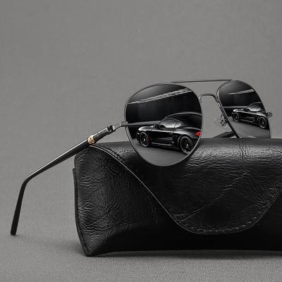 Fashion Vintage Pilot Metal Frame Sunglasses Men Women Eyewear Fishing Driving Man Luxury Brand Designer Sun Glasses