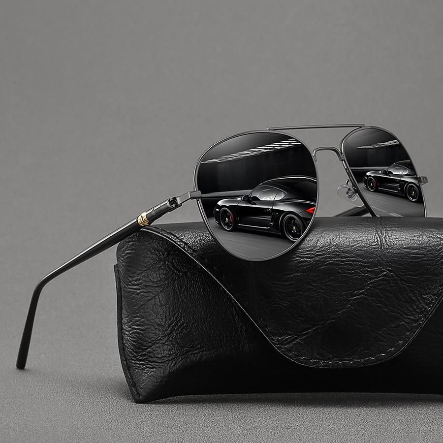 Fashion Vintage Pilot Metal Frame Sunglasses Men Women Eyewear Fishing Driving Man Luxury Brand Designer Sun Glasses