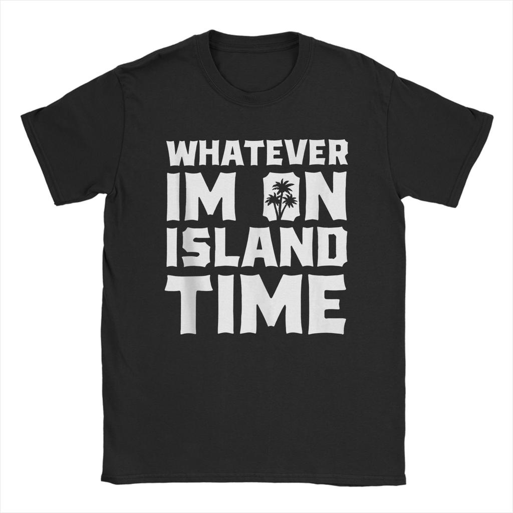 Unisex TShirts Tiki Vacation Funny Tropical Island Novelty 100 Cotton Tee Shirt Short Sleeve T Shirt Round Collar Clothing Gift