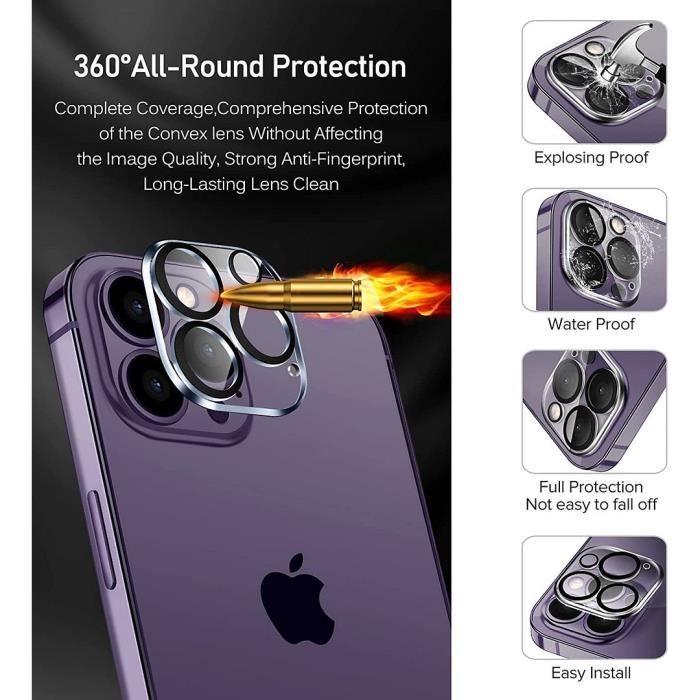 Film de protection - E.F.CONNECTION - pour iPhone 14 Pro - Résistance 9H - Anti rayure - Facile à installer