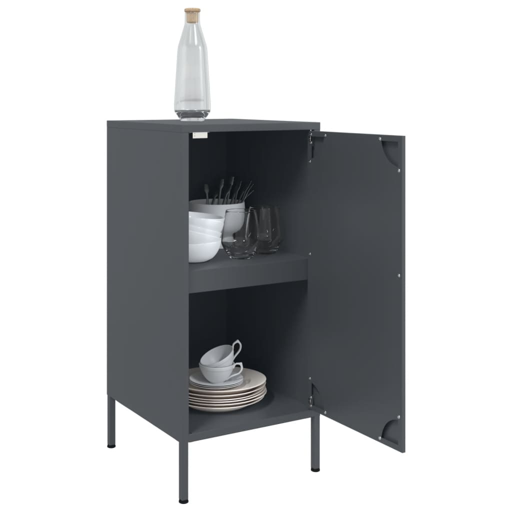 Sideboards 2 pcs Anthracite 36 x 39 x 79 cm Steel