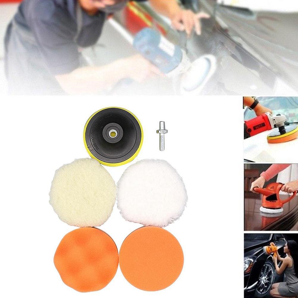 Car Polish Pad 3/4inch For M10/M14 Soft Wool Machine Waxing Polisher Car Body Polishing Discs Cleaning Removes Scratches Tool
