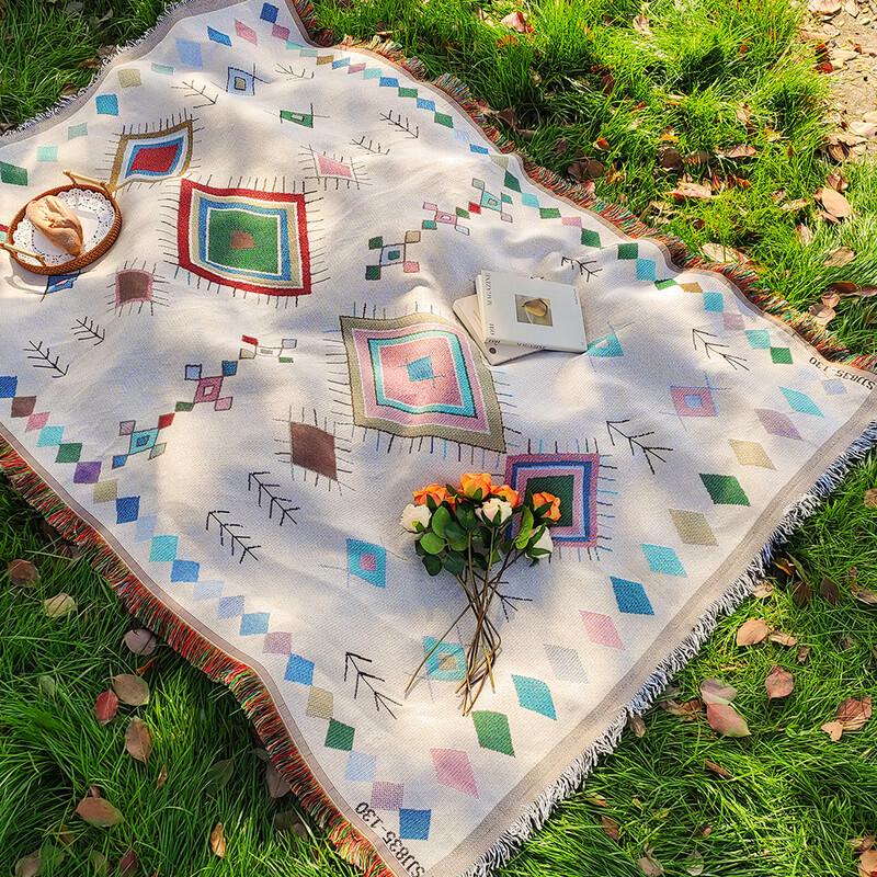 

KarLot Outdoor Woven Picnic Blanket & Mat
