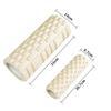Gruper Foam Roller Myofascial Release Set Large and Myofascial Stretch Grid Foam Roller (2 Rollers, Small) - Roller, Roller, (Off-White)