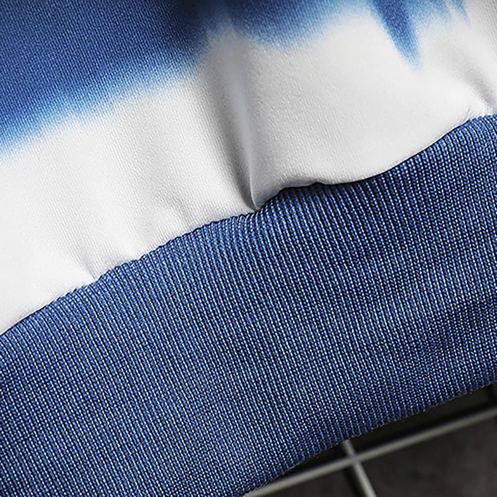 Men's New Stripe  Blouse Casual Fashion Long Sleeve Top Shirt Pullover