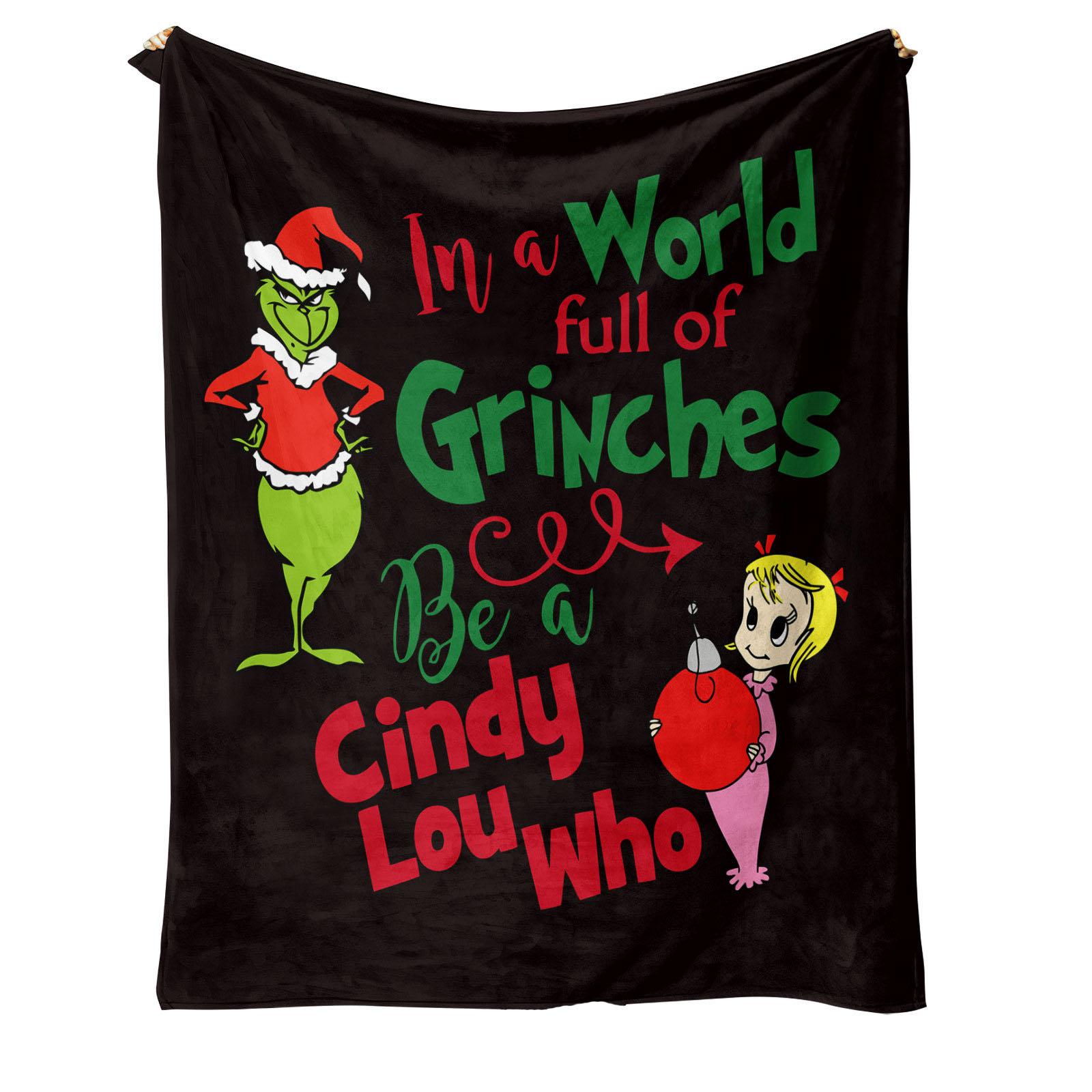 

Фланелевое одеяло Рождественское Персонализированное одеяло Одеяло с цифровой печатью One Size