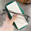 New Anti-blue Finished Myopia Eyeglasses Ultra Light Unisex Near Sight Glasses Vintage Square Frame Women Short Sight Eyewear