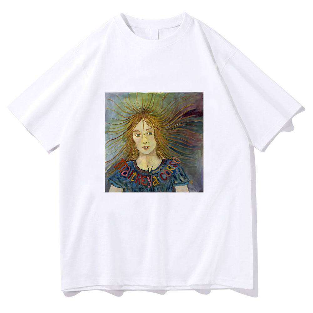 Maya Hawke MAITREYA CORSO T Shirts Fan Fashion Merch Clothing Cotton Soft Tee Women Men Casual Short Sleeve Top Y2K
