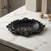 Versatile Storage Tray for Vanity Vintage Jewelry Tray, Decorative Trinket Dish Rings And Cosmetics, French Wedding Registry Style Elegant Organizer