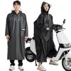 Raincoat for Bicycles and Backpacks Design for 2025 with Diagonal Zipper and Double Raincoat for Women and Long with Reflective for Commuting To Work