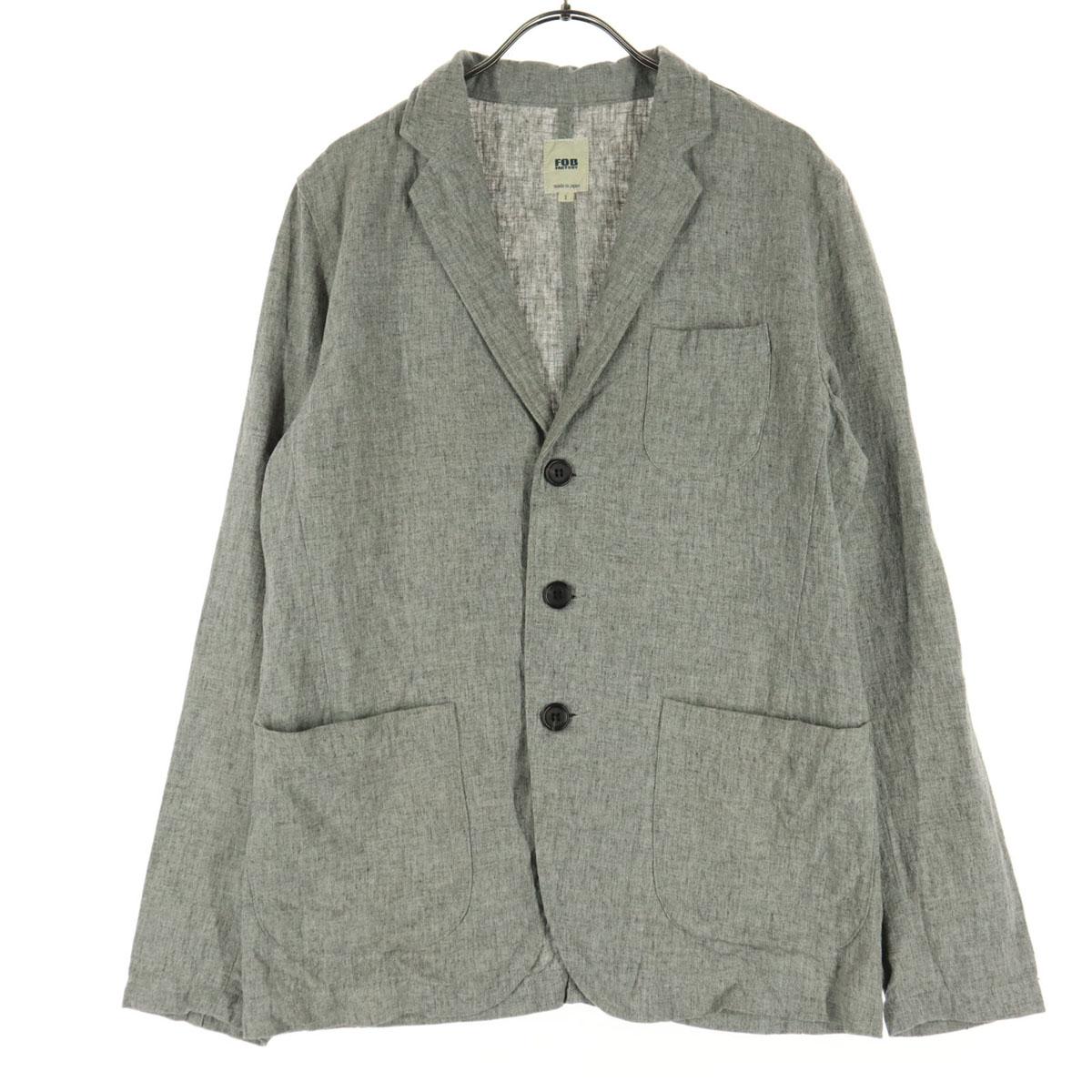 

FOB FACTORY made in Japan Long sleeve Jacket gray Men s Used