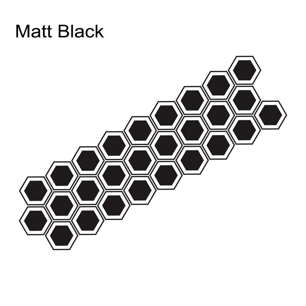 Honeycomb Hexagonal Graphics Car Vinyl Decal Car Body Side Sticker Waterproof Modification Decoration Auto Tuning Accessories