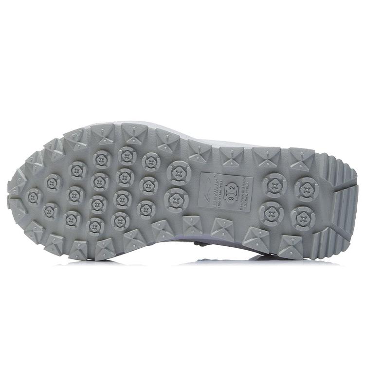 Li Ning Running Shoes Women's Low Top Standard White/White Sand Gray/Shadow Gray AGCR058-1