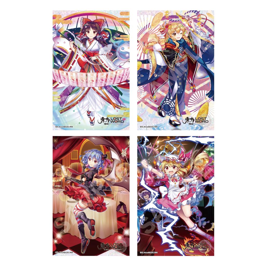 Touhou LostWord Satin Stickers Box 8-Piece