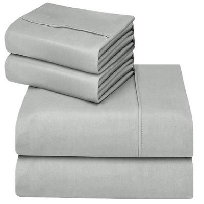 Juego de sábanas Queen King de 4 o 3 piezas: sábanas cómodas y transpirables, sábanas de lujo, sábanas de bolsillo profundo, sábanas refrescantes antiarrugas, ropa de cama de hotel lavable a máquina