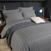 Pure White Eight-Piece Bedding Set: Duvet Cover, Quilt, Comforter & Bed Sheet