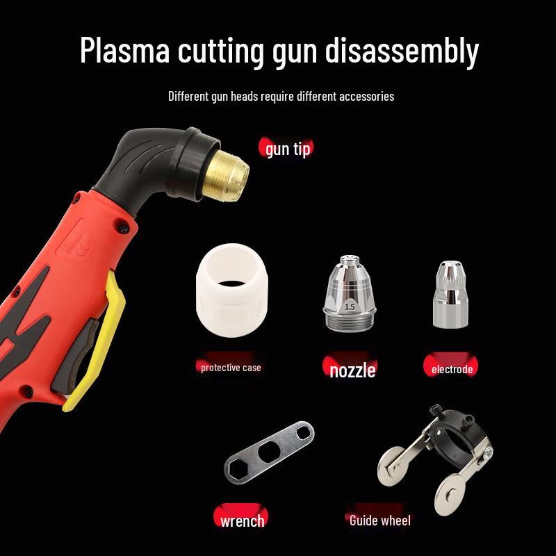 Torcia al plasma P80 OIMG Manicotto ignifugo Spina CN (adattatore incluso)