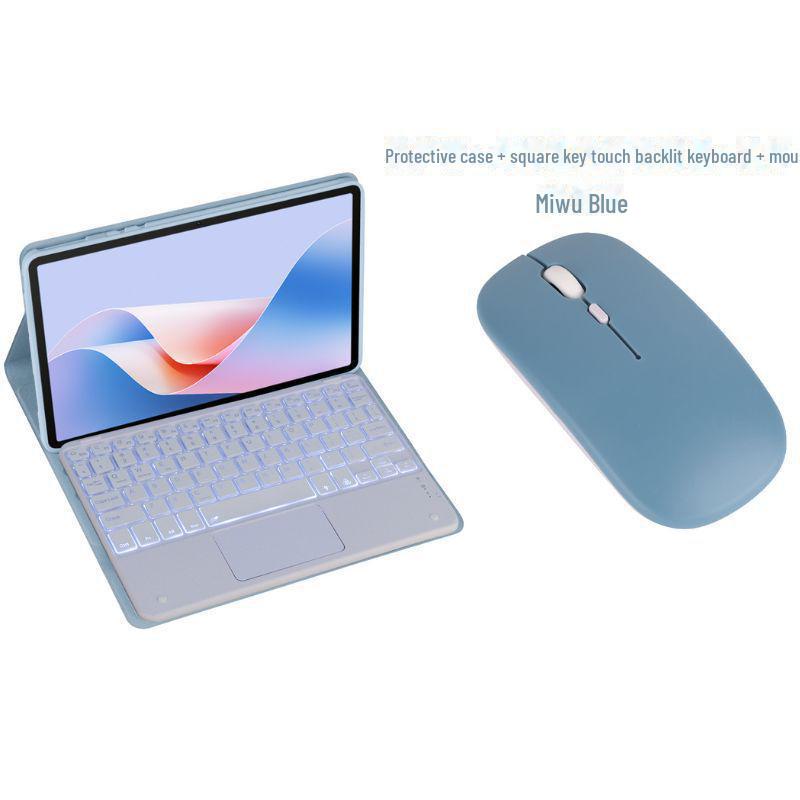 Bluetooth Keyboard Case for Lenovo M10 Plus Gen 3 10.6" Tablet (TB125F)
