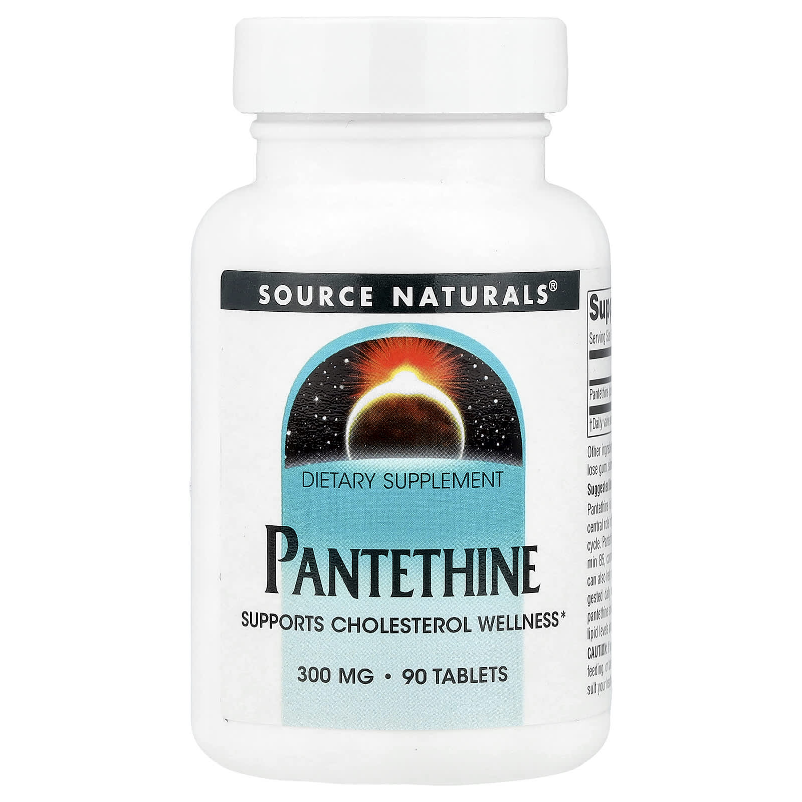

Pantetheine, 300 Mg, 90 Tablets