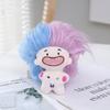 Funny Doll Plush Keychain Soft Stuffed Key Ring Bag Charms Car Key Accessories