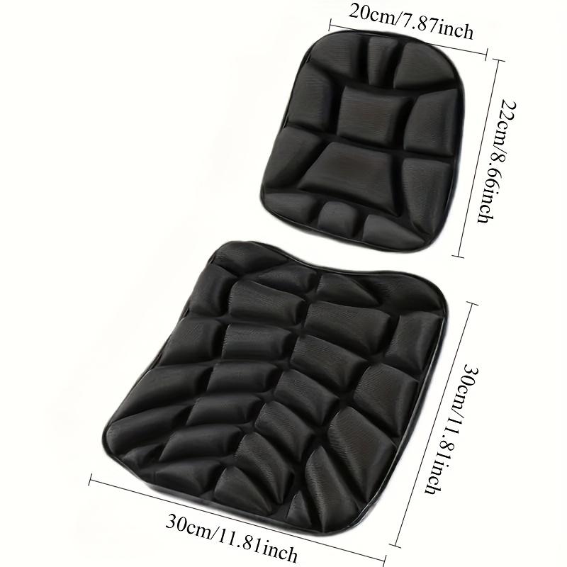 2pcs/set Motorcycle Fit for Seat Pad 3D Comfort Cushion Fit for Seat Breathable Universal Shock Absorbing Fit for Seat Cover Advanced Mountain Cushion