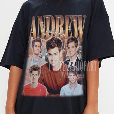 ANDREW GARFIELD 90's T-shirt - Andrew Garfield Bootleg Tees, Andrew Garfield Fans Gifts, Andrew Garfield Vintage Retro Shirt, Fans Kids Tee